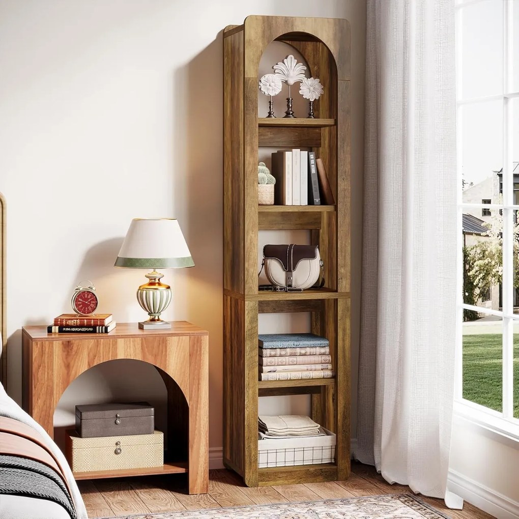 RAM3- Rafturi, biblioteca, depozitare carti 40 cm, living, birou, camera copii - Maro