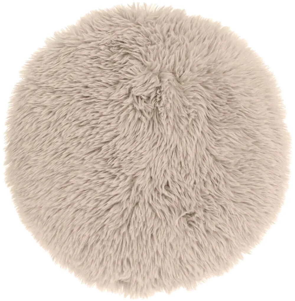 Perna decorativa rotunda MATS 40 cm, gri deschis