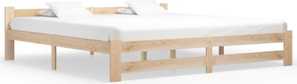 vidaXL Cadru de pat, 200 x 200 cm, lemn masiv de pin