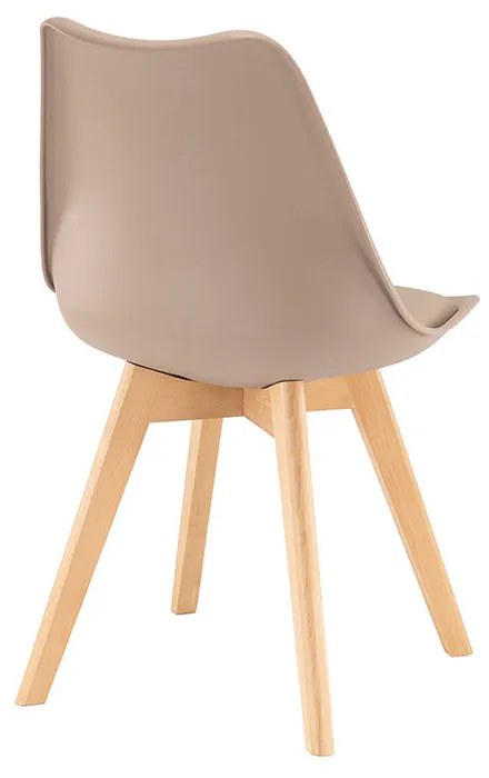 Scaun de masă Silla bej