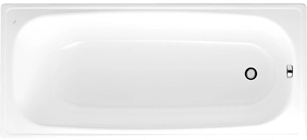 JIKA H2340600000001 - Cadă RIGA 160x70 oțel/ albă