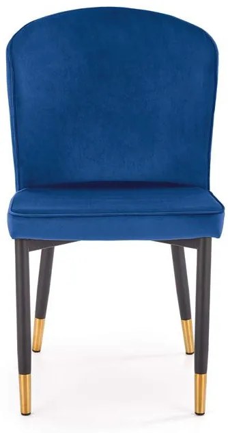 Scaun K446 Velvet Bleumarin – l51 x A55 x h86 cm