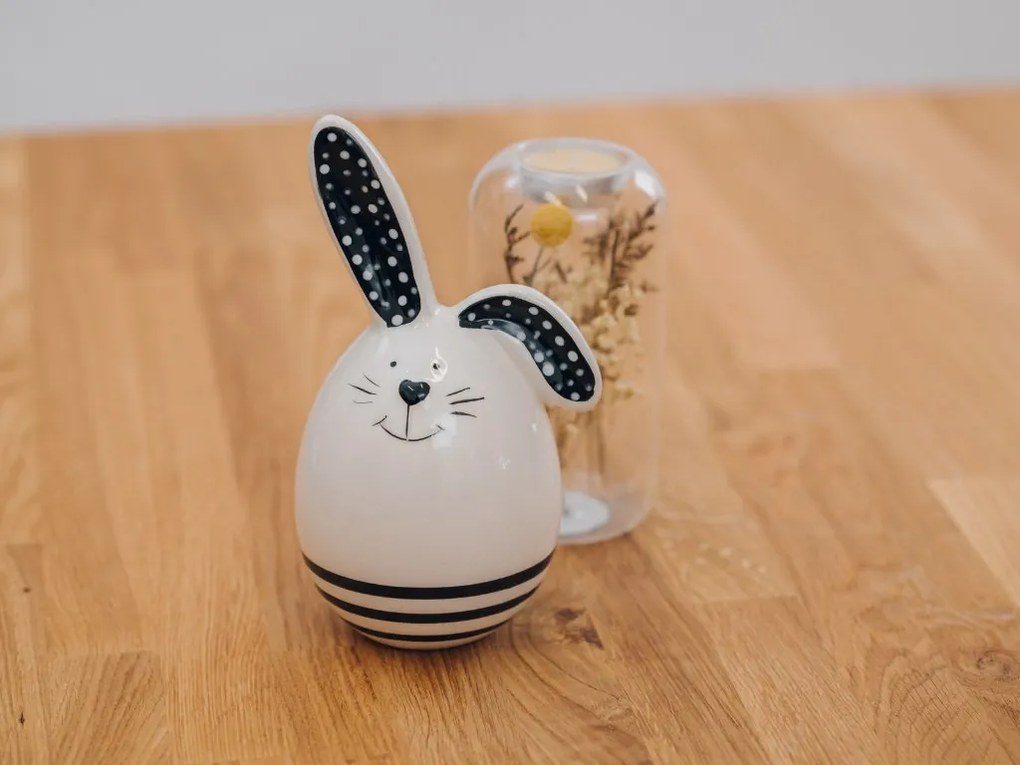 Iepure de Paste alb-negru CONY