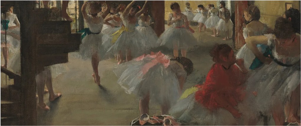 Tablou - Edgar Degas, The Dance Class, reproducere (120x50 cm)