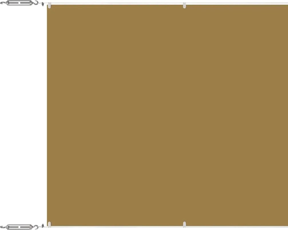vidaXL Copertină verticală, bej, 100x1000 cm, țesătură Oxford