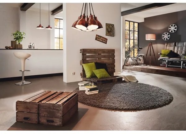 Eglo 49243 - Lustra AUCK lant 1xE27/60W/230V