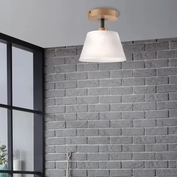 Lustr ANTONIO 1xE14/60W/230V alb, montaj plafon