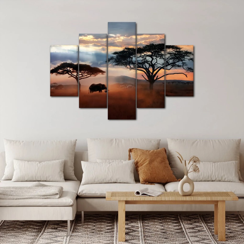 Tablou - Parcul Național Serengeti, Tanzania, Africa (150x105 cm)