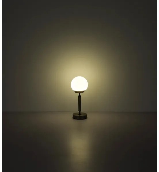 Lampă LED tactilă reîncărcabilă de masă Globo 21034S HAKU LED/2,5W/5V 2700/4000/6500K black