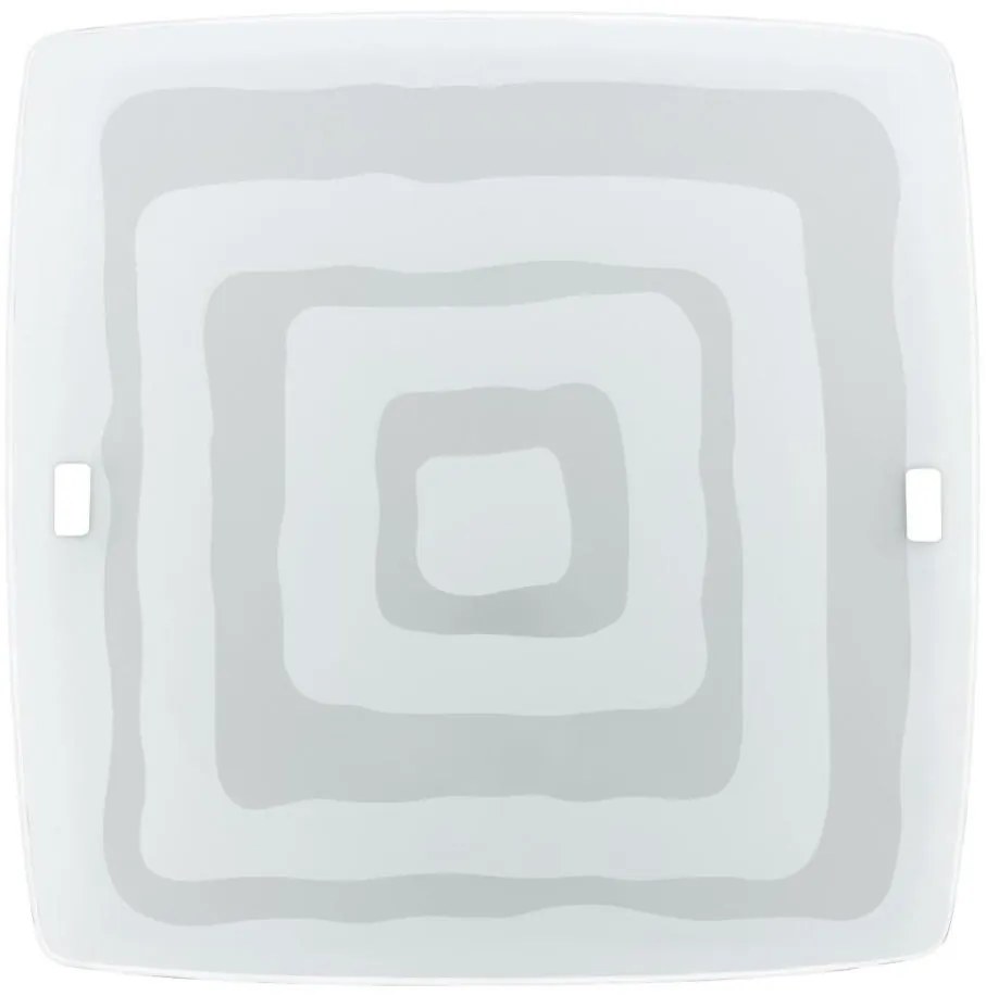 Abajur de rezervă din sticlă pentru plafonieră/aplică Eglo BORGO 410x410 mm