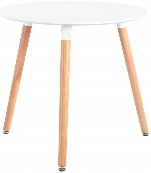 Masă rotundă ANELLO TRIPLE WHITE 60cm