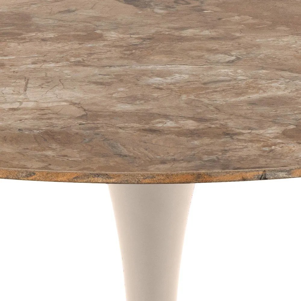 Masă de dining rotundă cu blat ceramic ø 90 cm Malta – Actona