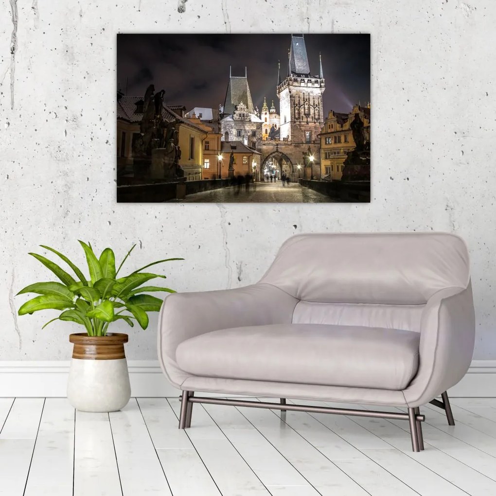 Tablou cu Poarta de pulbere iluminată (90x60 cm)