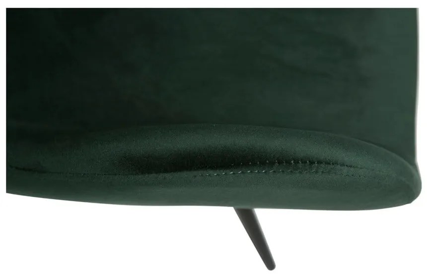 Scaun de sufragerie verde cu cotiere tapițat Gaia – DAN-FORM Denmark