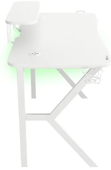 Birou gaming Genesis Holm 320 RGB alb