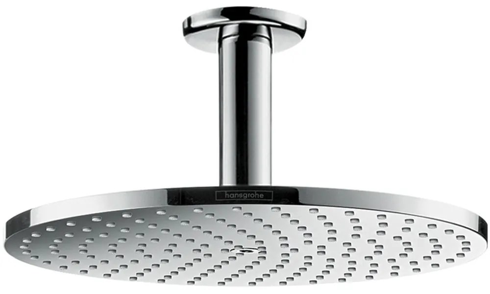 Palarie dus rotunda crom cu brat Hansgrohe, Raindance S