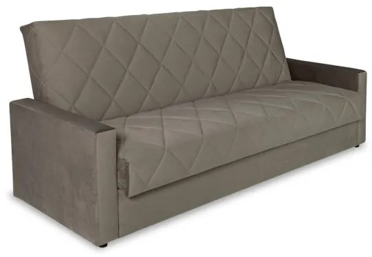 Canapea Extensibila Click-Clack New Cordoba Riviera 9 Gri, 216 X 86 Cm