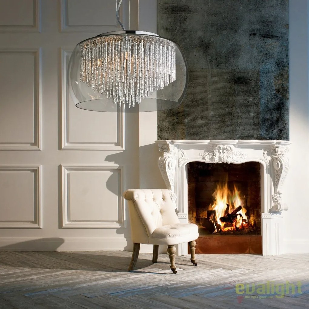 Lustra moderna suspendata design elegant 40cm Rego