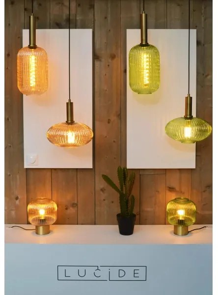 Lustră pe cablu MALOTO 1xE27/40W/230V d. 20 cm verde Lucide 45386/20/33