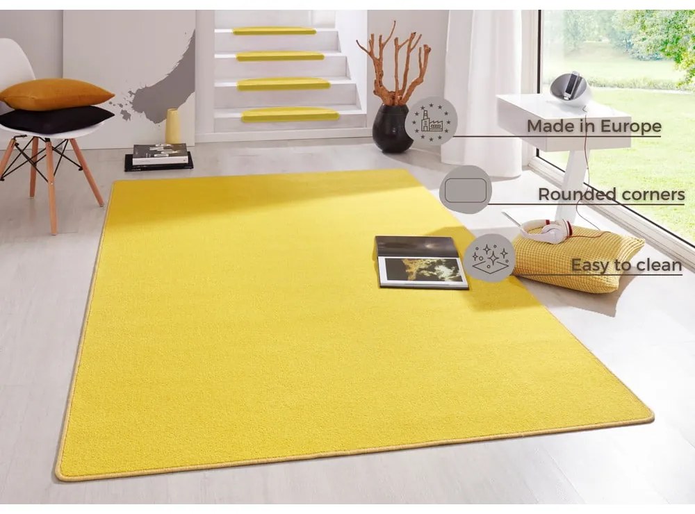 Covor galben 133x195 cm Fancy – Hanse Home