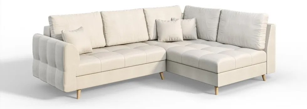 Colțar crem (pe partea dreaptă) Ariella – Ropez