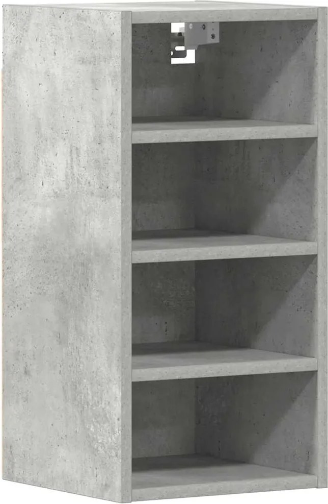 vidaXL Dulap suspendat “Riga”, gri beton, 30x29,5x60 cm, PAL