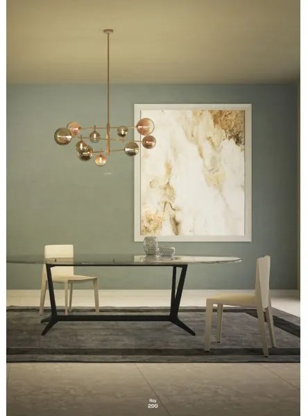 Lustră pe tijă Redo 01-2781 ROY 10xG9/10W/230V