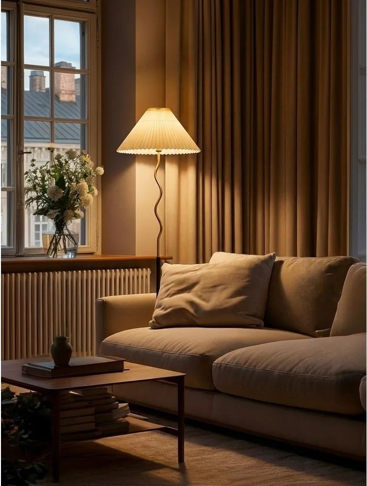 Lampadar negru-auriu (înălțime 172 cm) Closy – Mauro Ferretti