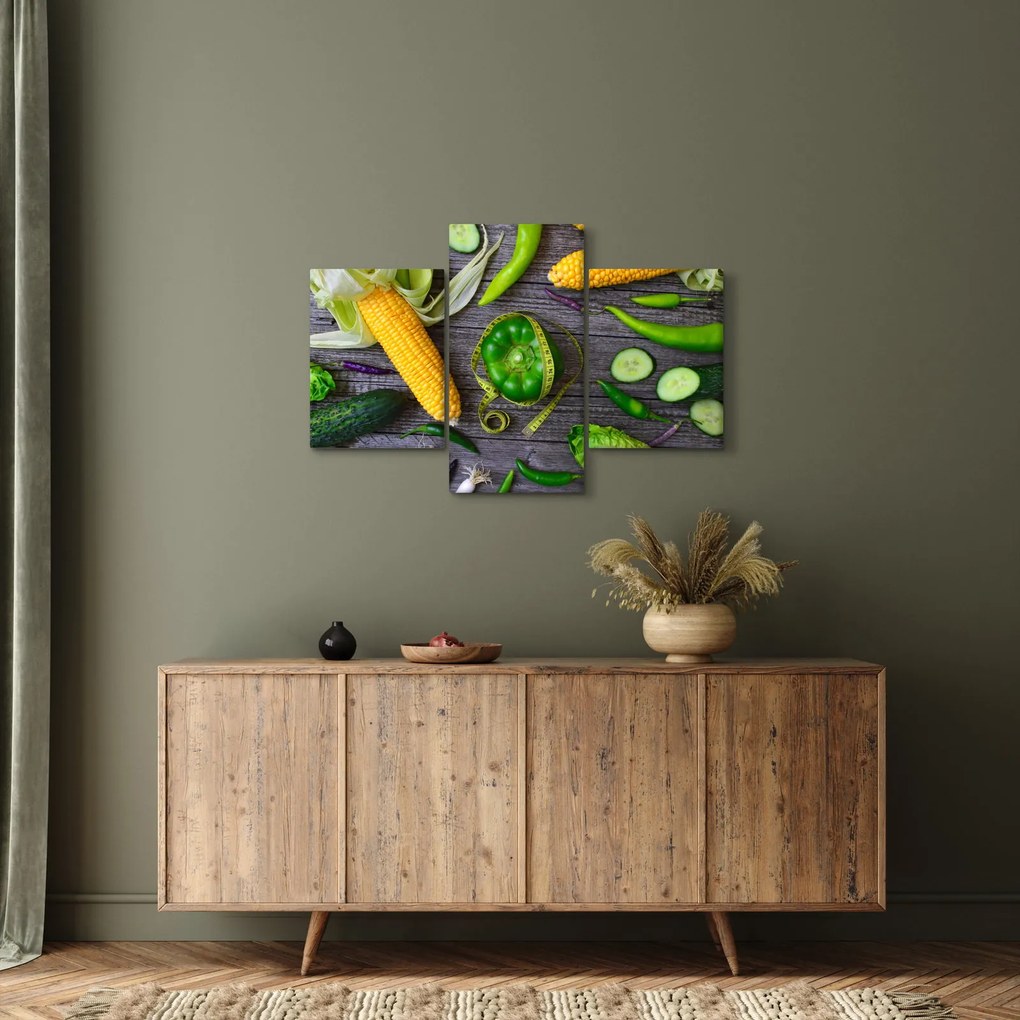 Tablou cu legume (90x60 cm)