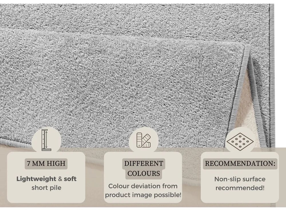 Covor gri deschis 200x280 cm Fancy – Hanse Home