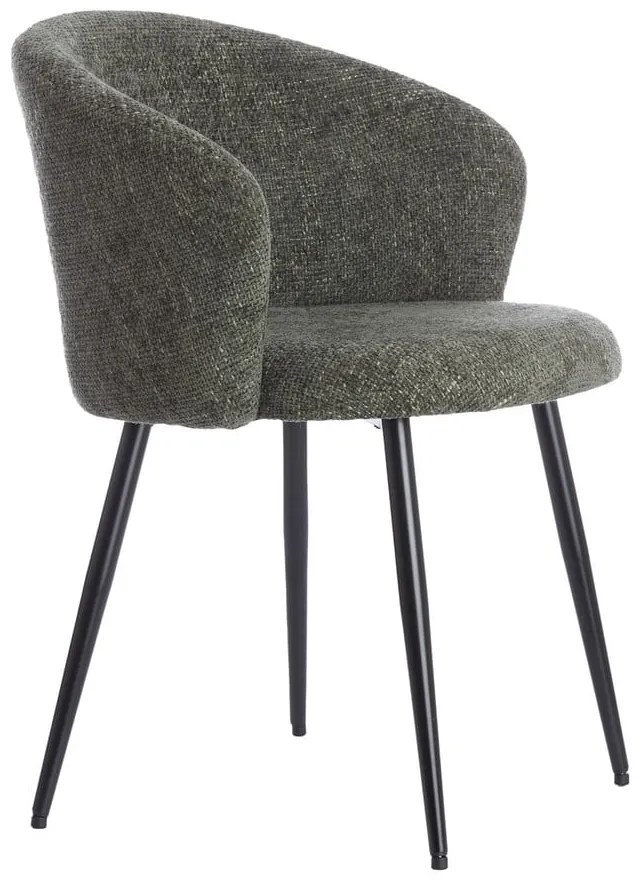 Set de scaune de sufragerie kaki 2 buc. din metal Radaja – Light &amp; Living