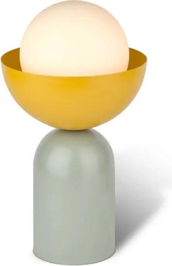 Osram - Lampă de masă DECOR BOWL 1xE14/25W/230V verde/galben