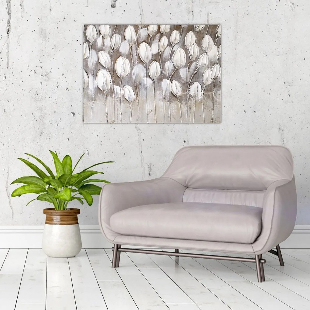 Tablou - Lalele structurate (70x50 cm)