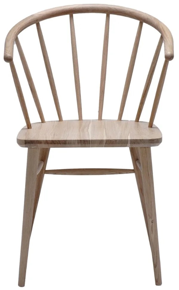 Scaun dining, natur, din lemn de stejar, Celeste