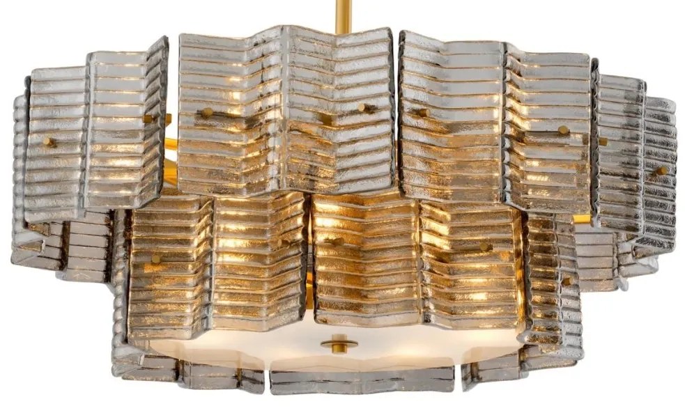 Candelabru design LUX, Sticla, Alama Antic, Silvano