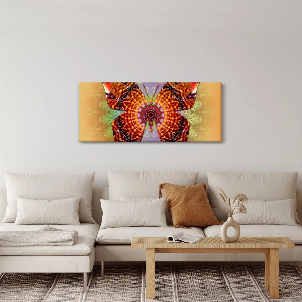 Tablou - Fluture etno (120x50 cm)