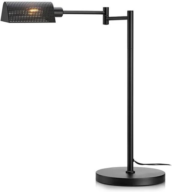 Lampa birou neagra din metal Yale Black Markslojd