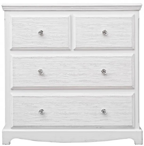 Comoda alba din MDF, Blanc Bizzotto