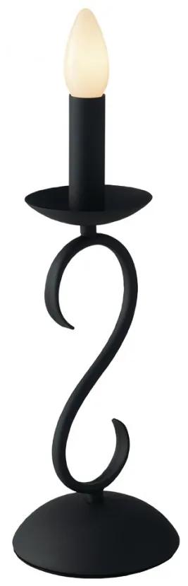Veioza, lampa de masa design clasic BEATRICE antracit I-BEATRICE-L FE