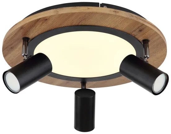 Spot LED KASSU 3xGU10/5W + LED/15W/230V Globo 67307D