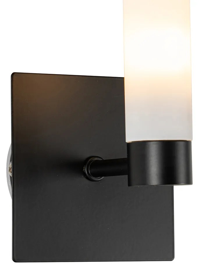 Lampa de perete pentru baie moderna neagra IP44 - Bath