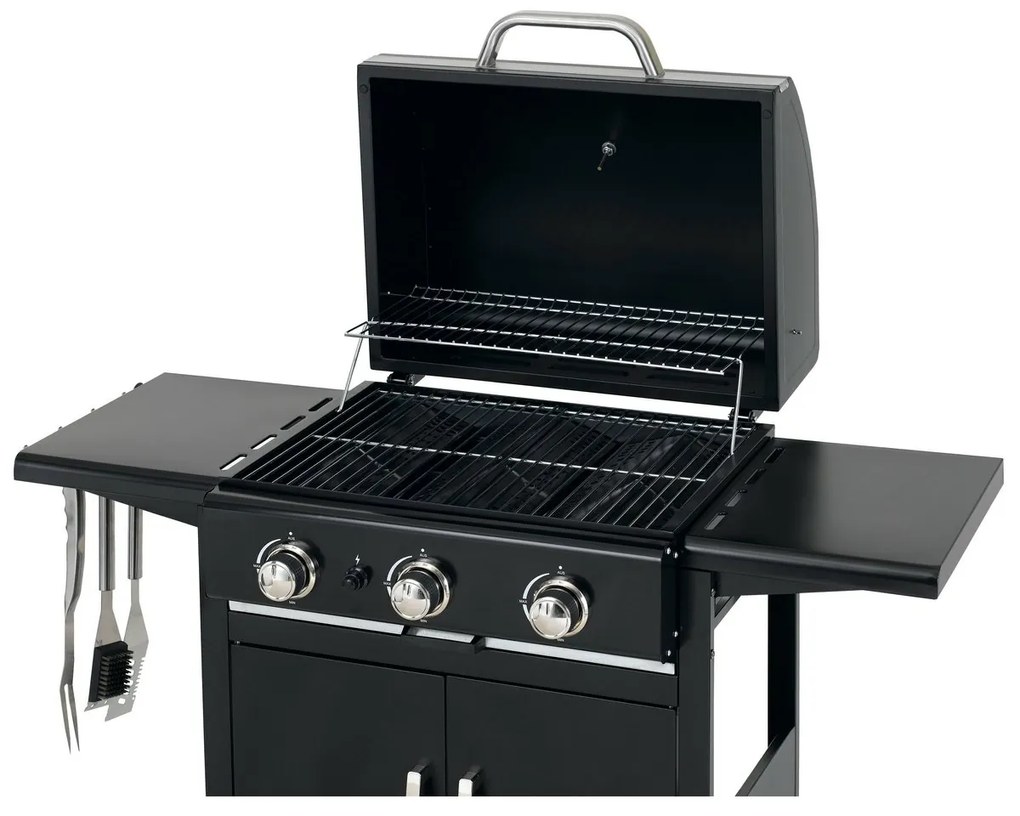 Tepro 3152 Grătar cu gaz Mayfield 3, 3 arzătoare,127 x 58 x 103 cm