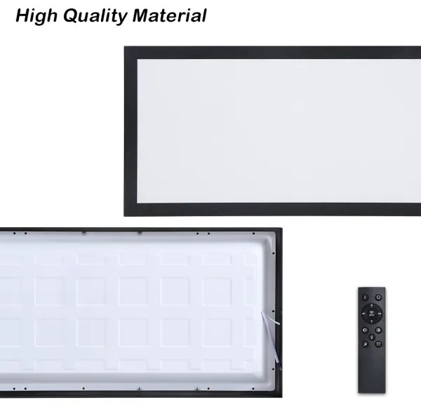 Brilagi - Corp de iluminat LED dimabil FRAME SMART/30W/230V, negru, IP44 + telecomandă