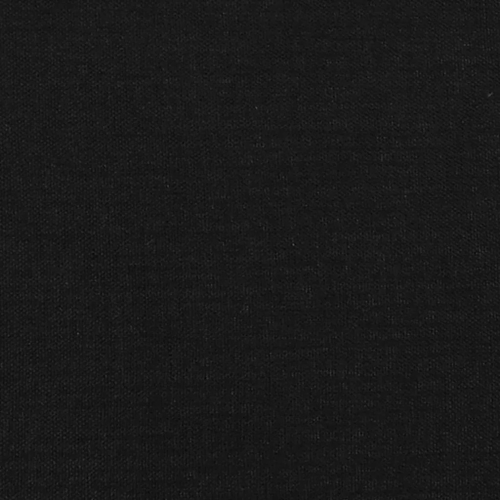 Saltea de pat cu arcuri, negru, 180x200x20 cm, textil Negru, 180 x 200 cm