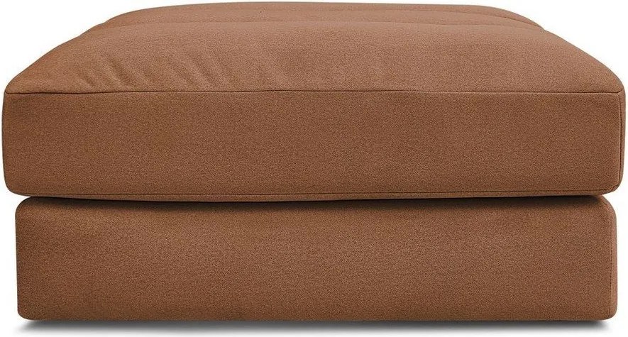 Taburet portocaliu cu tapițerie din catifea Sierra – Bobochic Paris