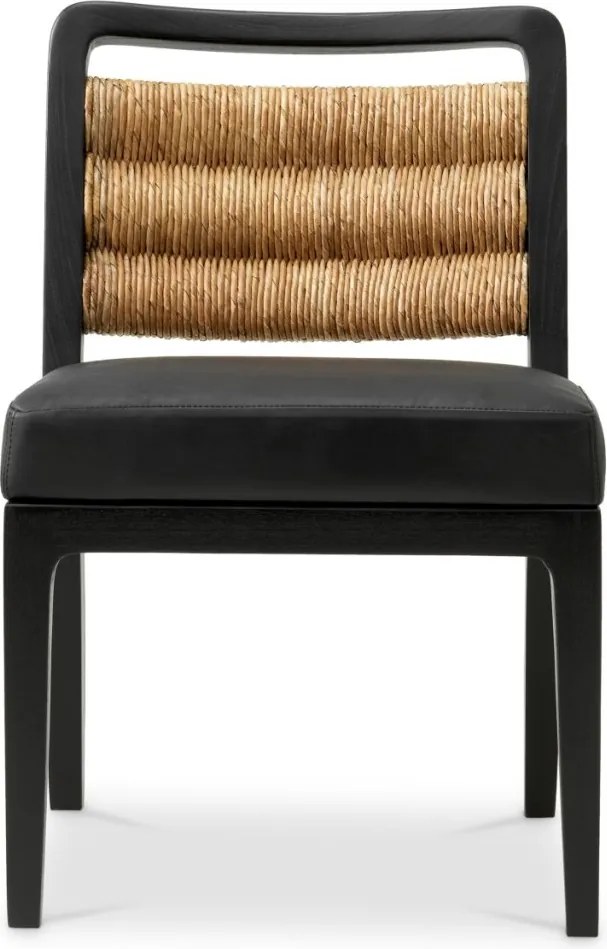 Scaun design LUX, Lemn, Piele Naturala, Luberon