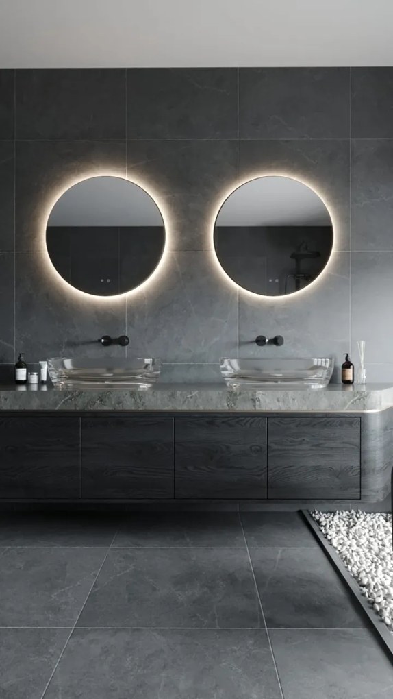 Oglinda baie cu iluminat LED MIRROR 80cm