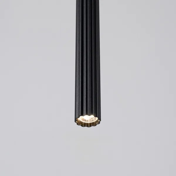 Lustră pe cablu Sollux SL.1338 ARCHE 1xG9/8W/230V negru