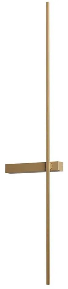 Redo 01-4674 - Aplică de perete LED TANGENT, 9W, 230V, CRI 90, auriu