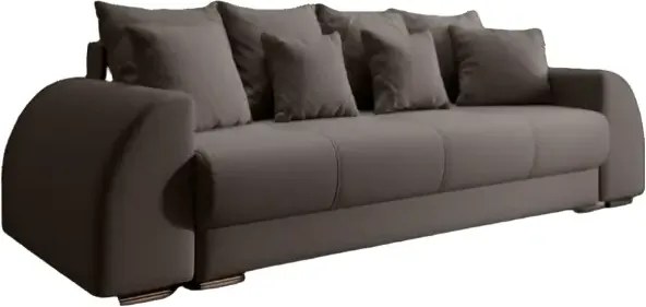 Canapea extensibilă dumonde cu ladă de depozitare si sezut confortabil din spuma high-density, Verona Kaki 260x100 cm